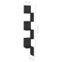 Black plywood corner wall shelf 20x20x127.5 cm by vidaXL, Shelves and shelves - Ref: Foro24-807278, Price: 29,43 €, Discount: %
