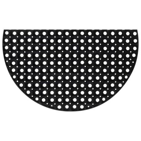 Felpudo semicircular de goma 45x75 cm