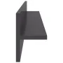 Wandregal 4 Stück glänzend graues Sperrholz 80x11,5x18 cm von vidaXL, Regale und Regale - Ref: Foro24-807350, Preis: 24,60 €,...