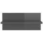 Estantes de pared 2 unidades gris brillo 40x11,5x18 cm de vidaXL, Estantes y estanterías - Ref: Foro24-807313, Precio: 12,29 €