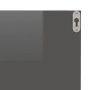 Wandregale 2 Einheiten glänzend grau 40x11,5x18 cm von vidaXL, Regale und Regale - Ref: Foro24-807313, Preis: 12,29 €, Rabatt: %