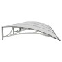 Türvordach aus grauem Polycarbonat 350x100 cm von vidaXL, Markisen - Ref: Foro24-153595, Preis: 109,77 €, Rabatt: %