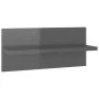 Wall shelves 4 units glossy gray 40x11.5x18 cm by vidaXL, Shelves and shelves - Ref: Foro24-807314, Price: 23,16 €, Discount: %