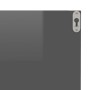 Wall shelves 4 units glossy gray 40x11.5x18 cm by vidaXL, Shelves and shelves - Ref: Foro24-807314, Price: 23,39 €, Discount: %