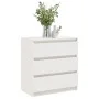 Massiver Nachttisch aus weißem Mangoholz, 60 x 36 x 64 cm von vidaXL, Nachttische - Ref: Foro24-808094, Preis: 93,33 €, Rabat...