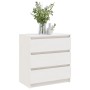 Mesita de noche madera maciza de mango blanco 60x36x64 cm de vidaXL, Mesitas de noche - Ref: Foro24-808094, Precio: 85,90 €, ...
