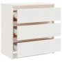 Massiver Nachttisch aus weißem Mangoholz, 60 x 36 x 64 cm von vidaXL, Nachttische - Ref: Foro24-808094, Preis: 93,33 €, Rabat...