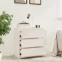 Massiver Nachttisch aus weißem Mangoholz, 60 x 36 x 64 cm von vidaXL, Nachttische - Ref: Foro24-808094, Preis: 93,33 €, Rabat...