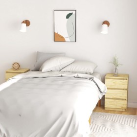 Nachttische 2 Stück Massivholz Kiefer 40x29,5x64 cm von vidaXL, Nachttische - Ref: Foro24-808084, Preis: 85,47 €, Rabatt: %