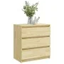 Solid pine wood bedside table 60x36x64 cm by vidaXL, Nightstands - Ref: Foro24-808093, Price: 67,75 €, Discount: %