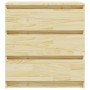 Mesita de noche madera maciza de pino 60x36x64 cm de vidaXL, Mesitas de noche - Ref: Foro24-808093, Precio: 68,69 €, Descuent...