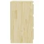 Solid pine wood bedside table 60x36x64 cm by vidaXL, Nightstands - Ref: Foro24-808093, Price: 67,75 €, Discount: %