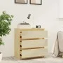Solid pine wood bedside table 60x36x64 cm by vidaXL, Nightstands - Ref: Foro24-808093, Price: 67,75 €, Discount: %