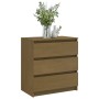 Bedside table solid honey brown mango wood 60x36x64 cm by vidaXL, Nightstands - Ref: Foro24-808096, Price: 90,65 €, Discount: %