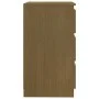 Nachttisch aus massivem honigbraunem Mangoholz 60x36x64 cm von vidaXL, Nachttische - Ref: Foro24-808096, Preis: 89,21 €, Raba...