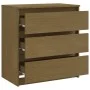 Nachttisch aus massivem honigbraunem Mangoholz 60x36x64 cm von vidaXL, Nachttische - Ref: Foro24-808096, Preis: 89,21 €, Raba...