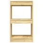 Solid pine wood shelf 40x30x71.5 cm by vidaXL, Bookcases and shelves - Ref: Foro24-808133, Price: 42,35 €, Discount: %