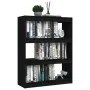 Black pine wood space divider shelf 100x30x103 cm by vidaXL, Bookcases and shelves - Ref: Foro24-808217, Price: 73,53 €, Disc...