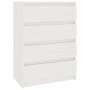 Armario auxiliar madera maciza de pino blanco 60x36x84 cm de vidaXL, Aparadores - Ref: Foro24-808104, Precio: 103,73 €, Descu...
