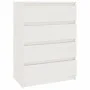 Beistellschrank aus massivem weißem Kiefernholz, 60 x 36 x 84 cm von vidaXL, Sideboards - Ref: Foro24-808104, Preis: 105,50 €...