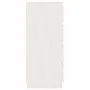 Beistellschrank aus massivem weißem Kiefernholz, 60 x 36 x 84 cm von vidaXL, Sideboards - Ref: Foro24-808104, Preis: 105,50 €...