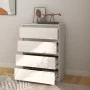 Armario auxiliar madera maciza de pino blanco 60x36x84 cm de vidaXL, Aparadores - Ref: Foro24-808104, Precio: 106,75 €, Descu...