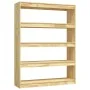Pine wood shelf/space divider 100x30x135.5 cm by vidaXL, Bookcases and shelves - Ref: Foro24-808218, Price: 106,79 €, Discoun...