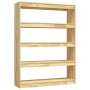 Regal/Raumteiler aus Kiefernholz, 100 x 30 x 135,5 cm von vidaXL, Bücherregale und Regale - Ref: Foro24-808218, Preis: 108,21...