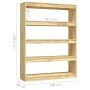 Pine wood shelf/space divider 100x30x135.5 cm by vidaXL, Bookcases and shelves - Ref: Foro24-808218, Price: 106,79 €, Discoun...