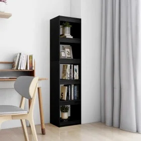 Regal/Raumteiler aus schwarzem Kiefernholz, 40 x 30 x 167,5 cm von vidaXL, Bücherregale und Regale - Ref: Foro24-808152, Prei...