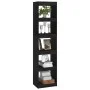 Black pine shelving/space divider 40x30x167.5 cm by vidaXL, Bookcases and shelves - Ref: Foro24-808152, Price: 90,07 €, Disco...