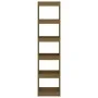 Honey brown pine shelf/space divider 40x30x167.5 cm by vidaXL, Bookcases and shelves - Ref: Foro24-808151, Price: 63,56 €, Di...