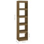 Honey brown pine shelf/space divider 40x30x167.5 cm by vidaXL, Bookcases and shelves - Ref: Foro24-808151, Price: 64,18 €, Di...