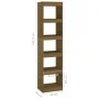 Honey brown pine shelf/space divider 40x30x167.5 cm by vidaXL, Bookcases and shelves - Ref: Foro24-808151, Price: 63,56 €, Di...