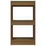 Solid pine wood bookshelf in honey brown color, 40x30x71.5 cm by vidaXL, Bookcases and shelves - Ref: Foro24-808136, Price: 3...