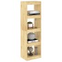 Pine wood space divider shelf 40x30x135.5 cm by vidaXL, Bookcases and shelves - Ref: Foro24-808143, Price: 47,95 €, Discount: %