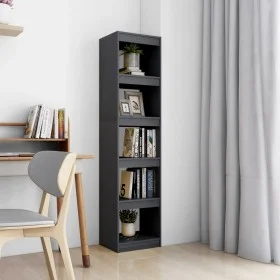Gray pine wood shelving/space divider 40x30x167.5 cm by vidaXL, Bookcases and shelves - Ref: Foro24-808150, Price: 70,95 €, D...