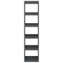 Gray pine wood shelving/space divider 40x30x167.5 cm by vidaXL, Bookcases and shelves - Ref: Foro24-808150, Price: 71,66 €, D...