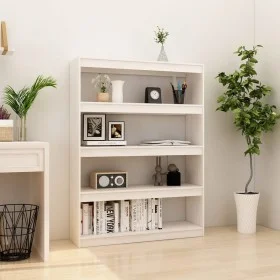 White pine space divider shelf 100x30x135.5 cm by vidaXL, Bookcases and shelves - Ref: Foro24-808219, Price: 109,46 €, Discou...