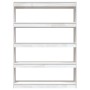 Raumteilerregal aus weißem Kiefernholz, 100 x 30 x 135,5 cm von vidaXL, Bücherregale und Regale - Ref: Foro24-808219, Preis: ...