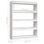 White pine space divider shelf 100x30x135.5 cm by vidaXL, Bookcases and shelves - Ref: Foro24-808219, Price: 109,92 €, Discou...