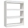 Trennregal aus massivem weißem Kiefernholz, 100 x 30 x 103 cm von vidaXL, Bücherregale und Regale - Ref: Foro24-808214, Preis...