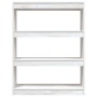 Solid white pine wood divider shelf 100x30x103 cm by vidaXL, Bookcases and shelves - Ref: Foro24-808214, Price: 79,06 €, Disc...