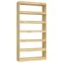 Solid pine wood shelf/space divider 100x30x200 cm by vidaXL, Bookcases and shelves - Ref: Foro24-808228, Price: 167,88 €, Dis...