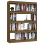 Raumteilerregal aus honigbraunem Kiefernholz, 100 x 30 x 135,5 cm von vidaXL, Bücherregale und Regale - Ref: Foro24-808221, P...
