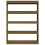 Estantería divisor de espacios pino marrón miel 100x30x135,5cm de vidaXL, Librerías y estanterías - Ref: Foro24-808221, Preci...