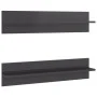 Wall shelf 2 pcs glossy gray plywood 80x11.5x18 cm by vidaXL, Shelves and shelves - Ref: Foro24-807349, Price: 17,76 €, Disco...