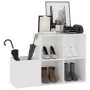 Zapatero Flursperrholz weiß 105x35,5x70cm von vidaXL, Schuhregale und Schuhorganisatoren - Ref: Foro24-808251, Preis: 39,65 €...