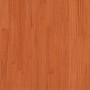 Set de sofás jardín 7 pzas con cojines madera pino marrón cera