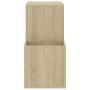 Sonoma oak plywood hallway shoe rack 105x35.5x70 cm by vidaXL, Shoe racks and shoe organizers - Ref: Foro24-808254, Price: 41...